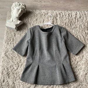 Ann Taylor peplum medium weight blouse